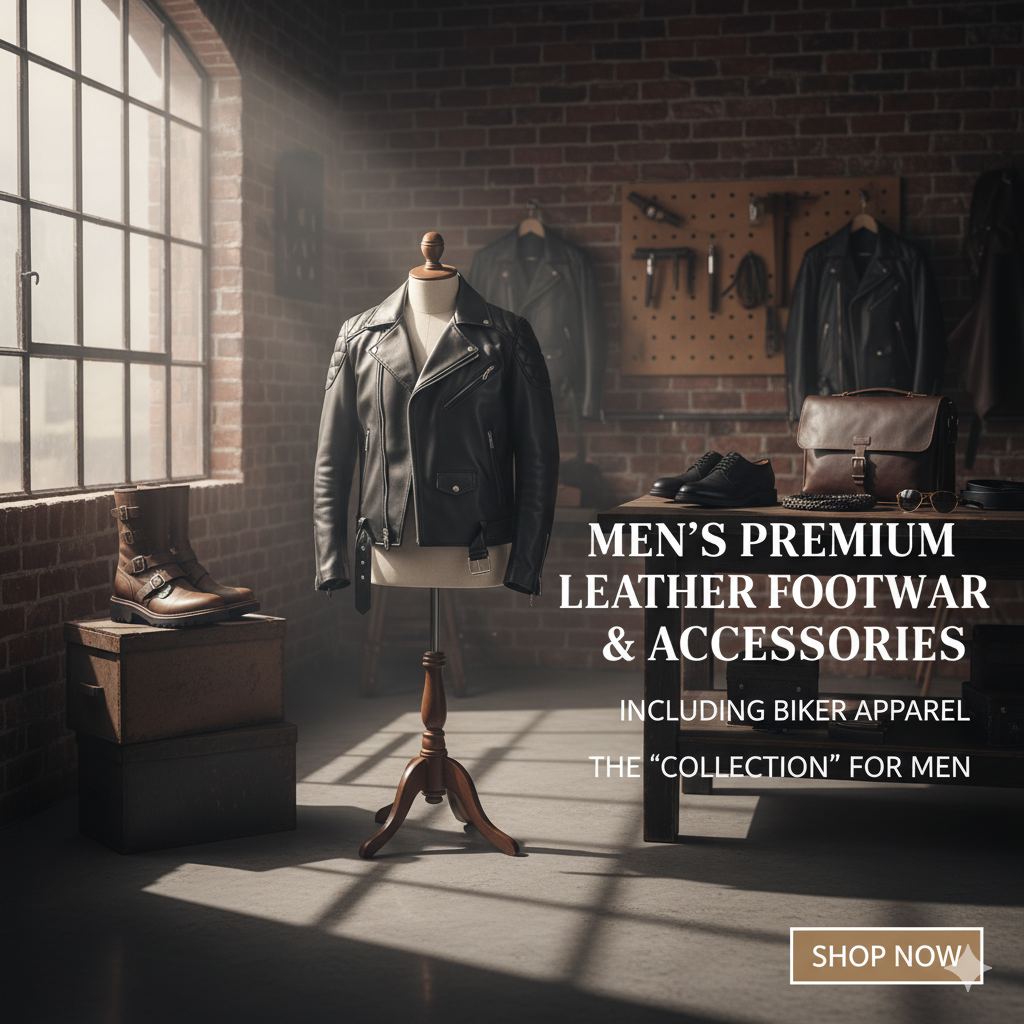 Men’s Premium Leather Footwear & Accessories